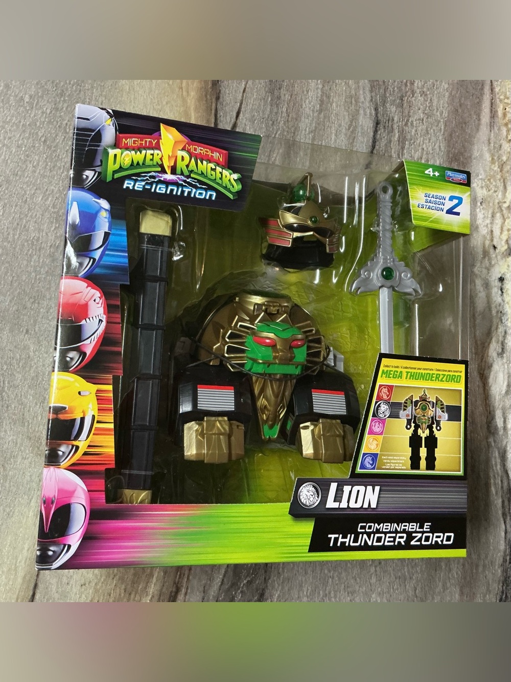 Power Rangers Might Morphin Deluxe Combinable Dinozord Lion Thunderzord